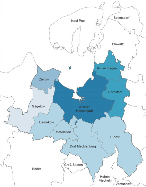 Karte SUR Wismar