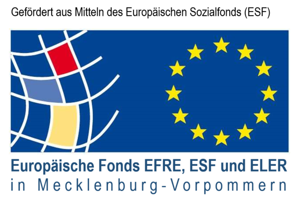 Logo EU Fonds mit Text