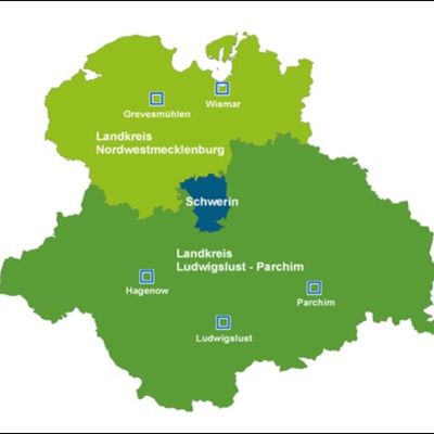 Mitglieder des Regionalen Planungsverbandes Westmecklenburg